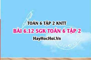Bài 6.12 SGK Toán 6 tập 2 Kết nối tri thức